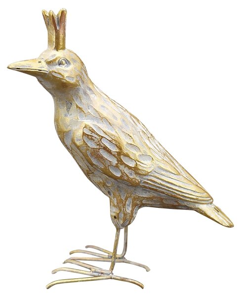 Záhradná figúrka z polyresinu Jude, sada 2ks, 11,5 cm, zlatá