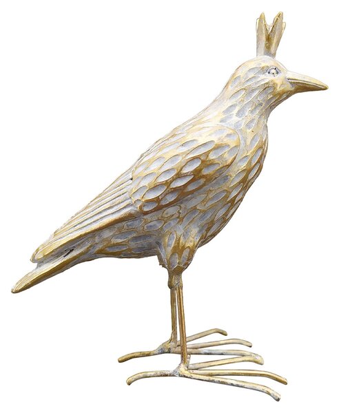 Záhradná figúrka z polyresinu Jude, sada 2ks, 11,5 cm, zlatá