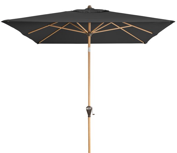 Doppler ALU WOOD záhradný slnečník 210 x 140 cm antracit Doppler