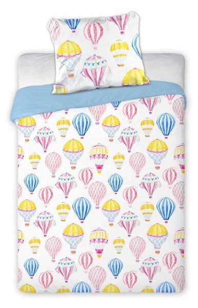 Faro Detské bavlnené posteľné prádlo Balóny 005 - 100x135 cm