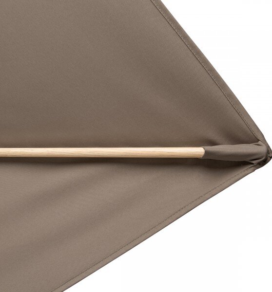Doppler ALU WOOD záhradný slnečník 210 x 140 cm hnedá Doppler