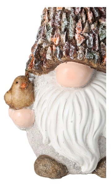 Záhradná figúrka z polyresinu Gnome, 30 cm, viacfarebná