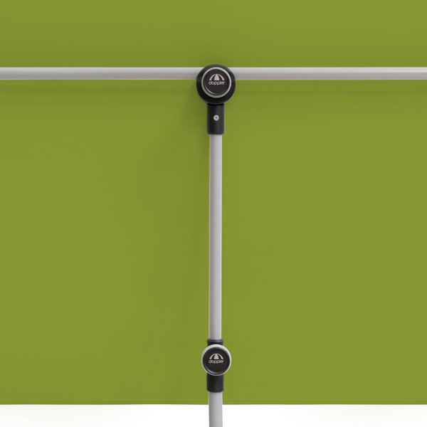 Doppler ACTIVE Balkónová clona záhradný slnečník 180 x 130 cm zelená Doppler