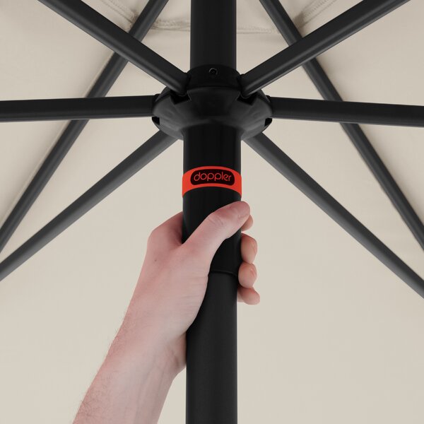 Doppler myZone Push Up záhradný slnečník 300 cm béžová Doppler