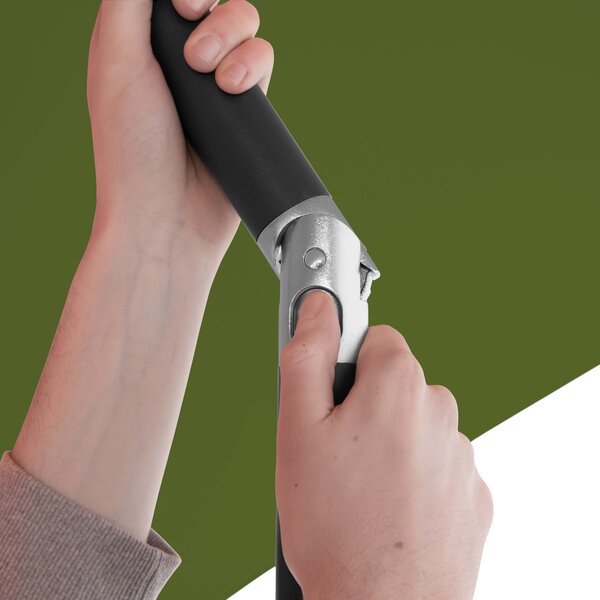 Doppler myZone Push Up záhradný slnečník 300 cm zelená Doppler