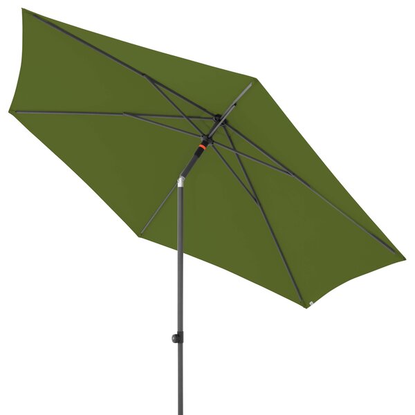Doppler myZone Push Up záhradný slnečník 300 cm zelená Doppler
