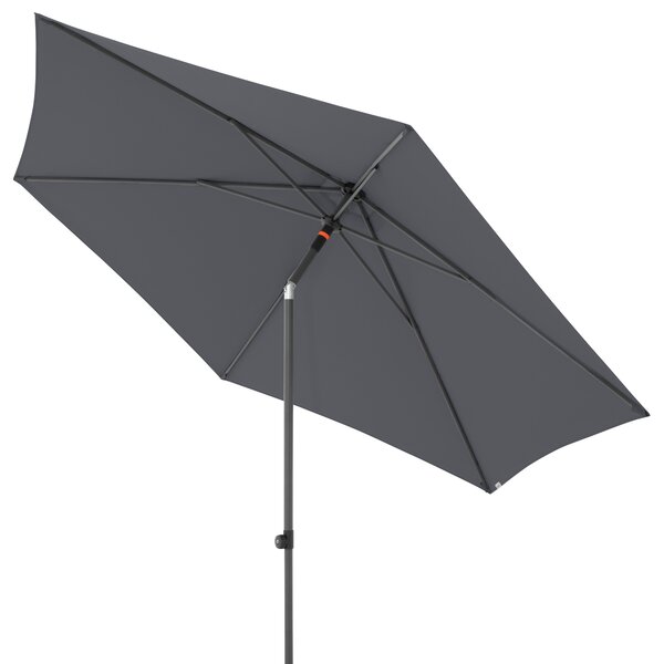 Doppler myZone Push Up záhradný slnečník 300 cm antracit Doppler