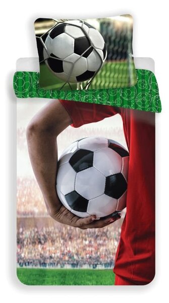 JERRY FABRICS Obliečky Futbal a futbalista Bavlna, 140/200, 70/90 cm