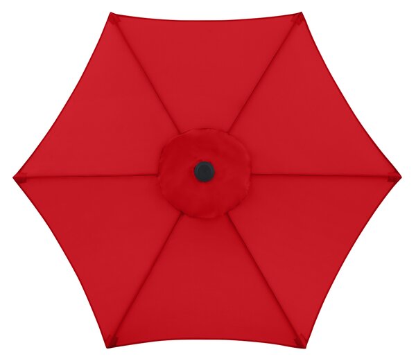 Doppler LIFE záhradný slnečník 180 cm červený Doppler