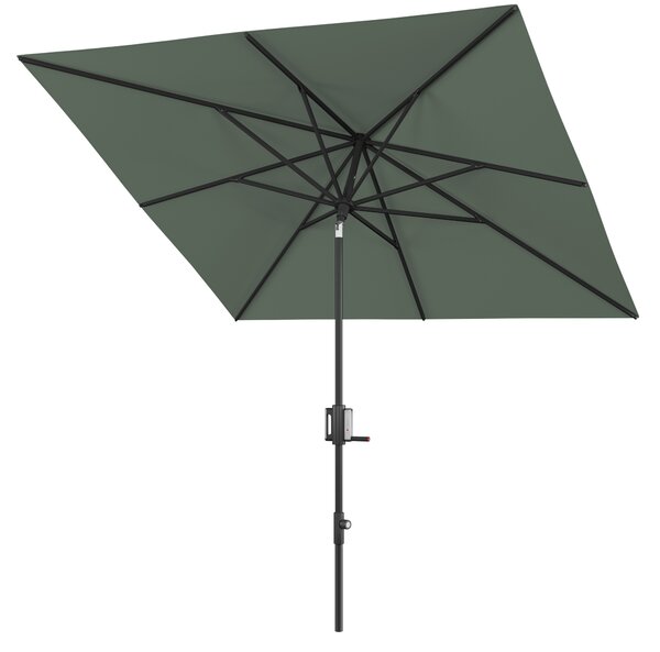 Knirps APOLL BLACK záhradný slnečník 240 x 240 cm zelená Knirps