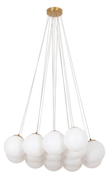 Brilagi - Luster na lanku GLOBE 15xE14/15W/230V biely