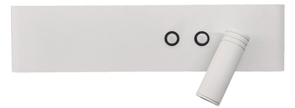 Nástenné LED svietidlo Resort R, 1x LED 10+3w, 4000k, (možnosť polohovania), w