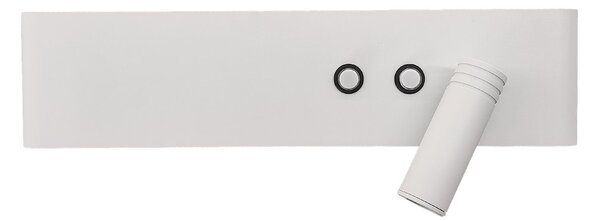 Nástenné LED svietidlo Resort R, 1x LED 10+3w, 4000k, (možnosť polohovania), w