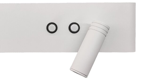 Nástenné LED svietidlo Resort R, 1x LED 10+3w, 4000k, (možnosť polohovania), w