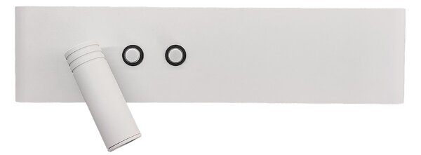 Nástenné LED svietidlo Resort L, 1x LED 10+3w, 4000k, (možnosť polohovania), w