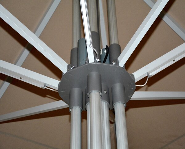Doppler GOLIATH záhradný slnečník 500 x 500 cm modrá Doppler