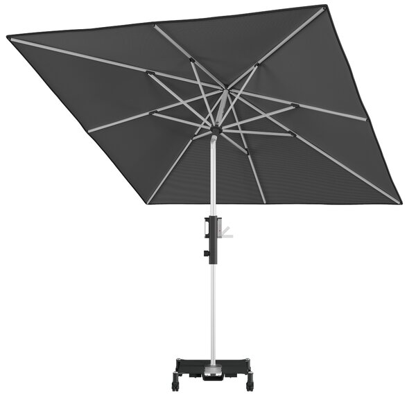 Knirps PHOENIX tmavo záhradný slnečník 245 x 245 cm sivá Knirps