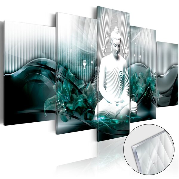Obraz meditácia na akrylátovom skle - Azure Meditation