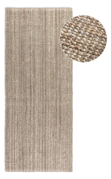 Taupe jutový behúň 80x200 cm Bouclé – Hanse Home