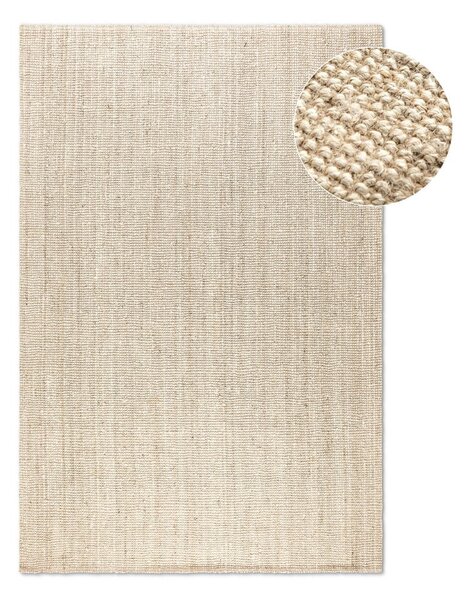 Krémovobiely jutový koberec 120x170 cm Bouclé – Hanse Home