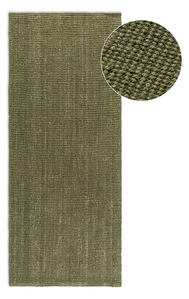 Khaki jutový behúň 80x200 cm Bouclé – Hanse Home