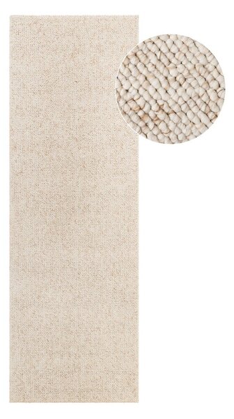 Krémovobiely prateľný behúň 80x240 cm Rocco Cream – Elle Decoration