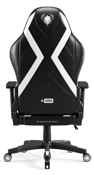 Herné kreslo Diablo X-Horn 2.0 King Size, čierno-biele