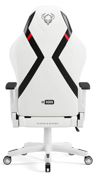Herné kreslo Diablo X-Horn 2.0 King Size, bielo-čierne