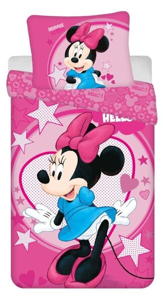 JERRY FABRICS Obliečky Minnie Hello Polyester - mikrovlákno, 140/200, 70/90 cm