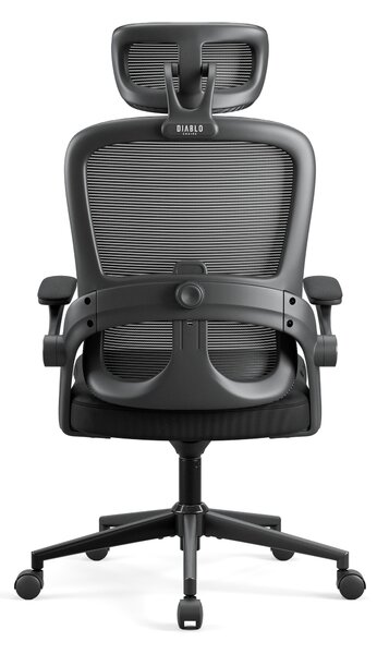 Ergonomická kancelárska stolička Diablo V-Light, čierna