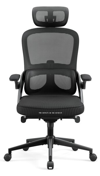 Ergonomická kancelárska stolička Diablo V-Light, čierna