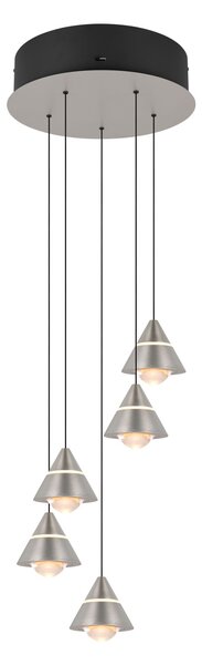 Trio 337030507 LED závesné stropné svietidlo ROMEO | 7W integrovaný LED zdroj | 700lm | 2300+3000+4000K | sťahovacie