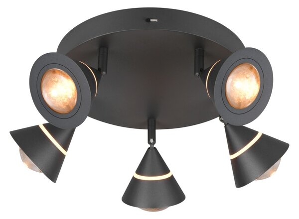Trio 637010532 LED bodové stropné svietidlo ROMEO | 7W integrovaný LED zdroj | 700lm | 2300+3000+4000K