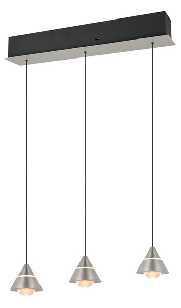 Trio 337010307 LED závesné stropné svietidlo ROMEO | 7W integrovaný LED zdroj | 700lm | 2300+3000+4000K | sťahovacie