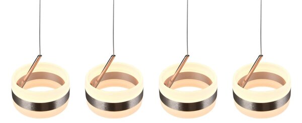 Trio 331410407 LED závesné stropné svietidlo DIOS | 8W integrovaný LED zdroj | 800lm | 2300+3000+4000K | Trio - SwitchDimmer