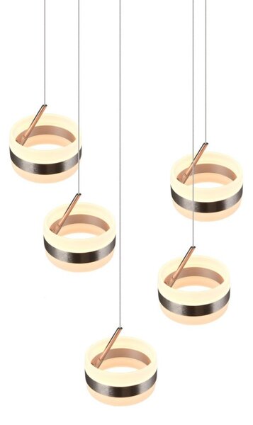 Trio 331430507 LED závesné stropné svietidlo DIOS | 8W integrovaný LED zdroj | 800lm | 2300+3000+4000K | Trio - SwitchDimmer