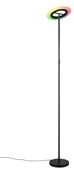 Trio R43411132 LED stojacia lampa SANBA | 17W integrovaný LED zdroj | 1900lm | 2700-6500K | diaľkové ovládanie | stmievač | rgb - farebné