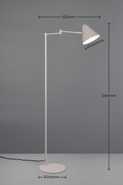 Trio 463900176 stojacia lampa COSIMA | 10W E14 | vypínač