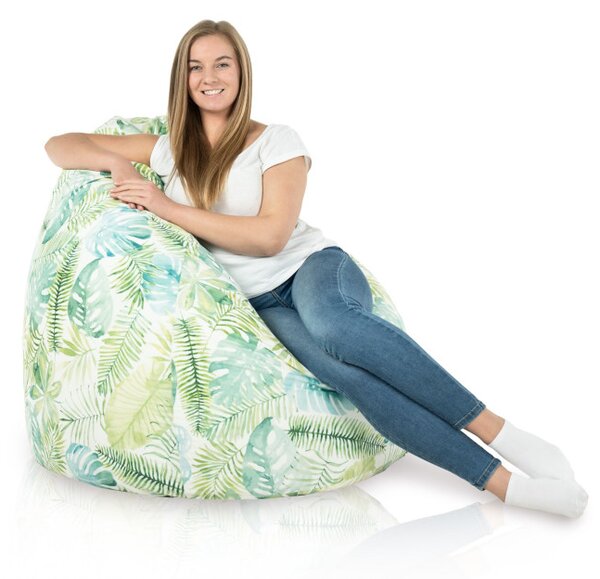 Sedací vak SAKO lístie Monstera