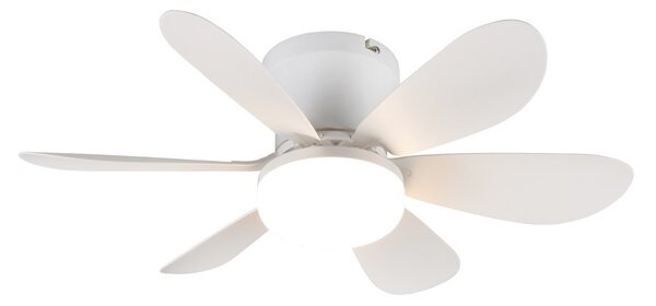 Trio R67462131 LED ventilátor s osvetlením LUND | 8W integrovaný LED zdroj | 850lm | 2700-6500K | vypínač | ventilátor | diaľkové ovládanie | stmievač