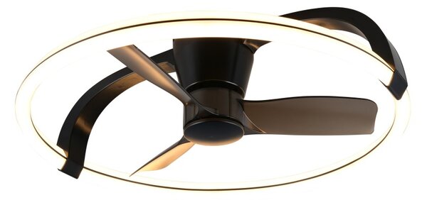 Trio R64262132 LED ventilátor s osvetlením STOCKHOLM | 37W integrovaný LED zdroj | 4300lm | 2700-6500K | vypínač | rgb - farebné | stmievač | diaľkové ovládanie | ventilátor