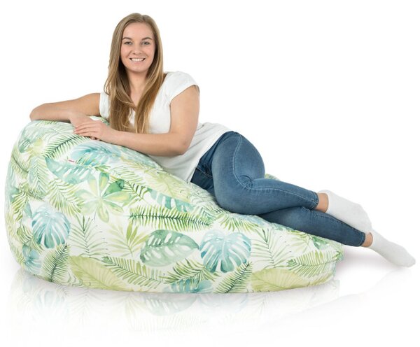 Sedací vak SAKO lístie Monstera