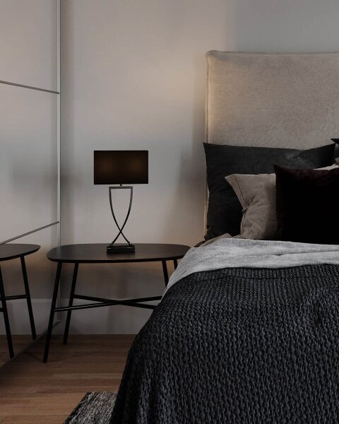 ByRydens 2820430-6513 - Stolná lampa OMEGA 1xE27/5W/230V čierna