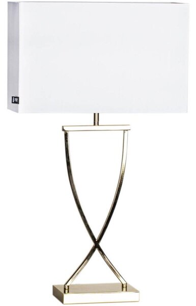 ByRydens 2829620-5000 - Stolná lampa OMEGA 1xE27/5W/230V biela/mosadz
