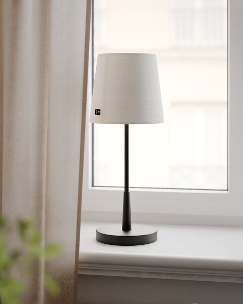 ByRydens 4002730-4002 - Stolná lampa LUMI 1xE27/8W/230V biela/čierna 48,5 cm