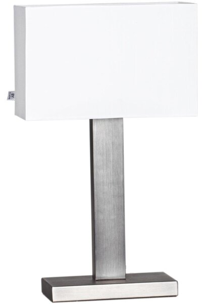 ByRydens 4002680-6524 - Stolová lampa PRIME 1xE27/5W/230V biela/matný chróm