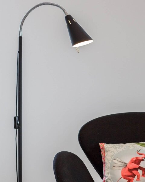ByRydens 4100620-4007 - Stojacia lampa BEST 1xE14/5W/230V čierna