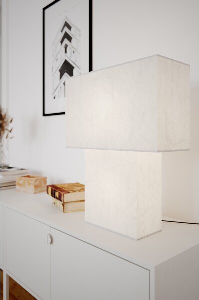 ByRydens 4024610-5000 - Stolná lampa iSQUARE 1xE27/8W/230V biela