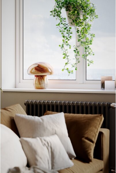 ByRydens 4024540-5507 - Stolná lampa MIRA MUSHROOM 1xE27/8W/230V hnedá