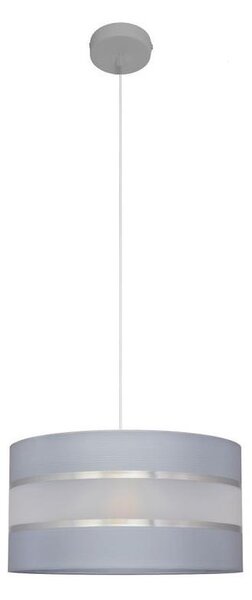 Helam Luster na lanku HELEN 1xE27/60W/230V pr. 35 cm šedá/strieborná HE1279 + záruka 3 roky zadarmo